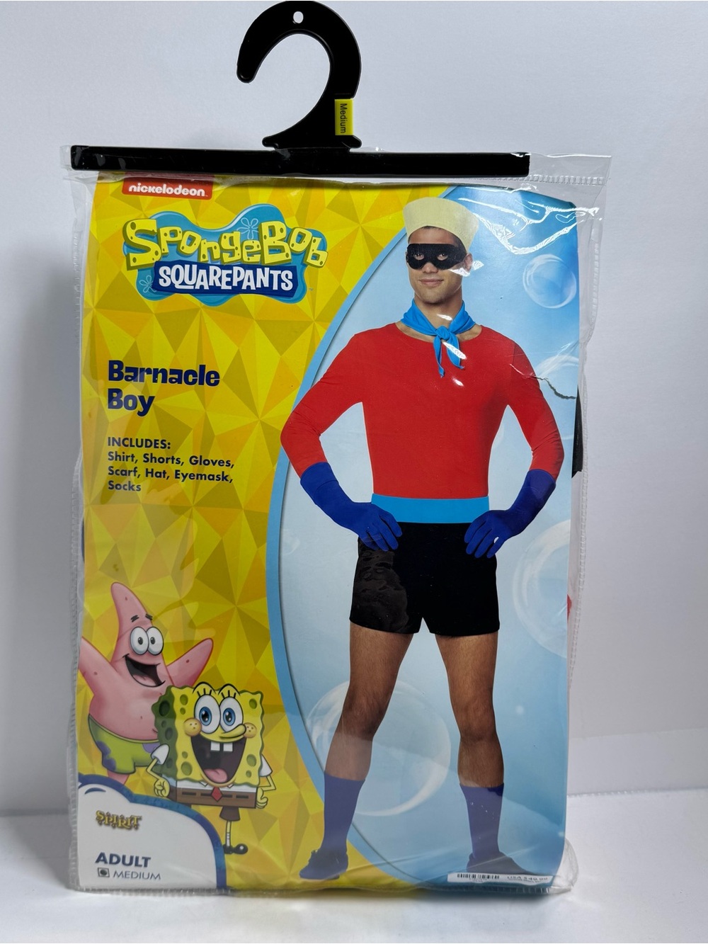 Spirit Halloween Nickelodeon SpongeBob Barnacleboy Adult Costume Men’s Medium